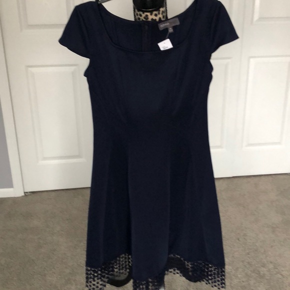 Donna Ricco Dresses & Skirts - Donna Ricco New York navy blue dress w/cap sleeves